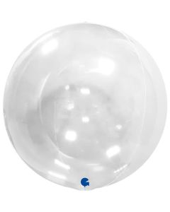 19" Globe Transparent 4D No Self Sealing Valve Grabo