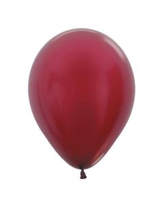 12" Metallic Burgundy 50Pk Latex Balloons - 20000864/1