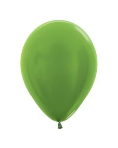 12" Metallic Lime Green 50Pk Latex Balloons - 20000873/1