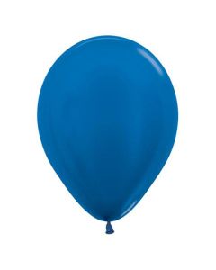 12" Metallic Blue 50Pk Latex Balloons - 20000878/1