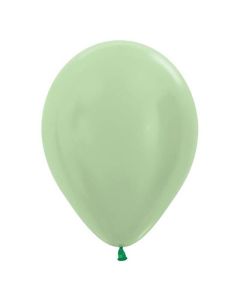 5" Satin Green Latex 100pk Sempertex