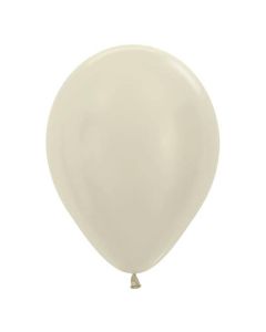5" Satin Ivory Latex 100pk Sempertex