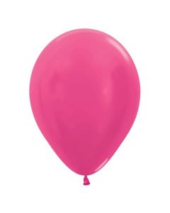5" Metallic Fuchsia 100Pk Latex Balloons - 20002024/1