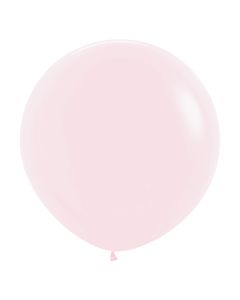 24" Pastel Pink Latex 3Pk Balloons