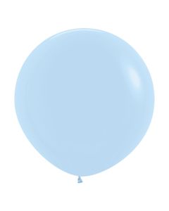 24" Pastel Blue Latex 3Pk Balloons