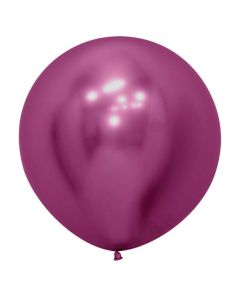 18" Reflex Fuchsia Latex Balloons 15pk Sempertex