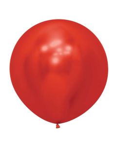 18" Reflex Crystal Red Latex Balloons 15pk Sempertex