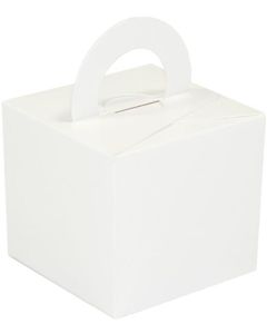 PK10 BALLOON/GIFT BOX WHITE  - 220605/1