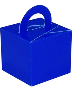 Blue Folded Flat Box Balloon Weight 10pk Oaktree