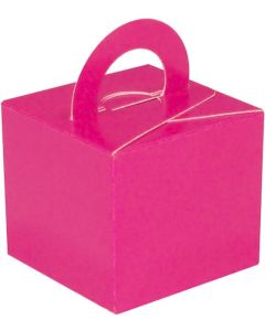 Fuchsia Folded Flat Box Balloon Weight 10pk Oaktree