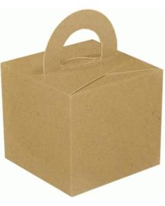 PK10 BALLOON/GIFT BOX CRAFT NATURAL  - 220735/1
