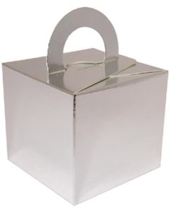 PK10 BALLOON/GIFT BOX SILVER  - 220902/1