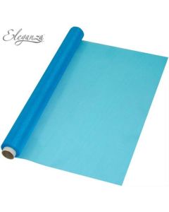 Eleganza Soft Sheer Organza Turquoise 47cm x 10m