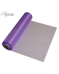Eleganza Soft Sheer Organza Purple 29cm x 25m