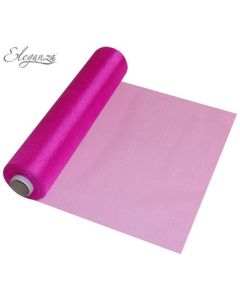 Eleganza Soft Sheer Organza Fuchsia 29cm x 25m