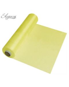 Eleganza Soft Sheer Organza Yellow 29cm x 25m