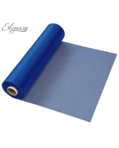 Eleganza Soft Sheer Organza Navy Blue 29cm x 25m