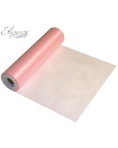 Eleganza Sparkle Iridescent Sheer Organza Pink 30cm x 20m