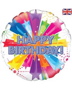 18" FOIL BRIGHT STAR BIRTHDAY HOLOGRAPHIC - 228458/1