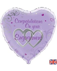 18" FOIL CONGRATULATIONS ON YOUR ENGAGEMENT - 228533/1