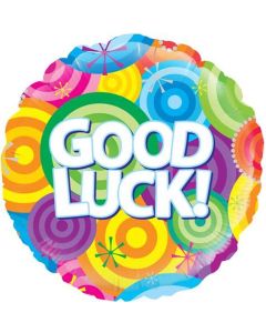 18" Multi Coloured Good Luck Round Foil Oaktree