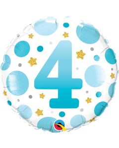 18" Age 4 Blue Dots
