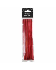 Red Organza Pull Bow