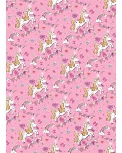 24 Sheets of Juvenile Female Gift Wrap Simon Elvin