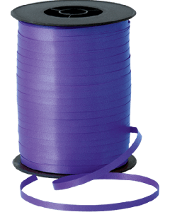 Purple 5mm X 500m Curling Ribbon Qualatex