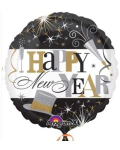 18" Celebration Happy New Year Foil Balloon Anagram