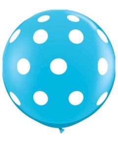 3ft Big Polka Dots Latex Balloons 2pk Qualatex