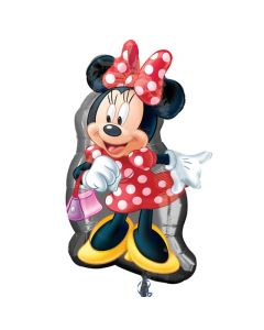 32" Red Minnie Mouse Full Body SuperShape Foil Anagram