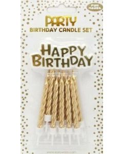 Cake Candle Gold