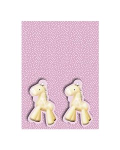 Baby Girl 2 Sheet Wrap & Matching Tags Eurowrap