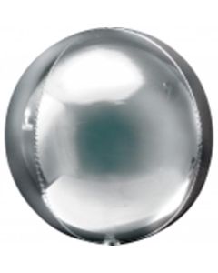 15" Silver Orbz Foil Balloon Anagram