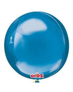 15" Blue Orbz Foil Balloon Anagram