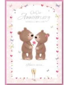 Our Anniversary C50 Pk6 Cards Simon Elvin