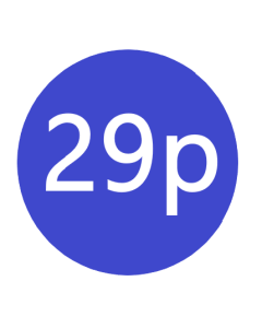 29p x 1000 stickers per roll