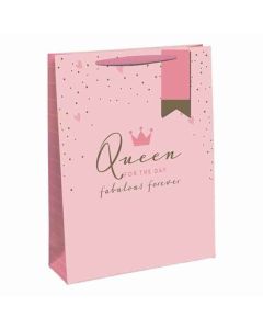 Medium Queen For The Day Gift Bag Pk6 Eurowrap