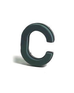 11" Letter C Plastic Backed Frame