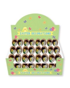3 Chics In Egg Decorative
