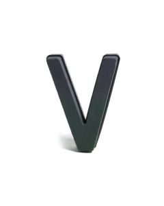 11" Letter V Plastic Backed Frame