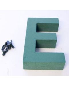 12" Letter E Foam Backed Frame