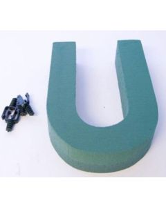 12" Letter U Foam Backed Frame
