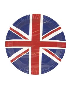 23cm Union Jack Paper Plates