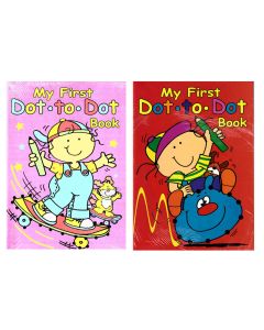 12 Colouring Books Dot-to-Dot