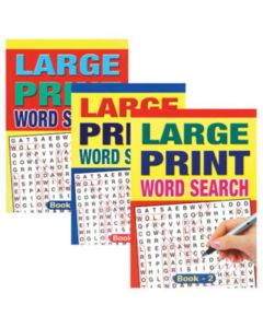 Large Print A5 Wordsearch Books Pk12
