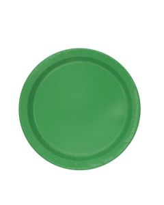 Emerald Green 9" Paper Plates Pk16 Unique