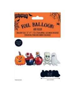 Halloween Characters Bunting Balloons