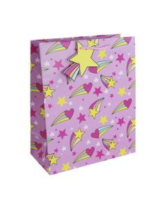 Rainbow Stars Large Bag Pk6 Eurowrap